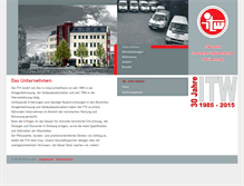 Tablet Screenshot of itw-online.de